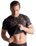 Svenjoyment Shirt M czarna koszulka burnout, półprzezroczysta, elastyczna