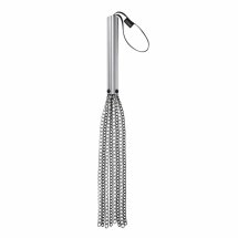 Sportsheets Edge Chain Flogger Black – bat z metalowymi łańcuchami, metalowa rękojeść, 70 cm