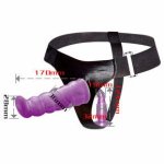 BAILE GPOINT Uprząż damska z podwójnym systemem, liliowa, 17 cm, regulowany pas TPR