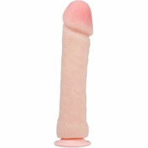 BAILE Naturalny model anatomiczny z przyssawką 26 cm – TPR, beżowy, elastyczna konstrukcja