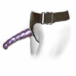 BAILE GPOINT Uprząż damska z podwójnym systemem, liliowa, 17 cm, regulowany pas TPR