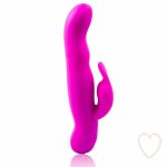 Pretty Love Hale Lilac – rotacyjny masażer silikonowy, 23,1 cm, 30 trybów, USB, LED