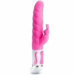 PRETTY LOVE SMART STEVEN krolik rożowy – 12 trybów, silikon medyczny, rotacja, 27 cm