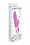 PRETTY LOVE SMART STEVEN krolik rożowy – 12 trybów, silikon medyczny, rotacja, 27 cm