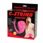 BAILE Stringi z pilotem bezprzewodowym, fioletowy model zdalny, ergonomiczny