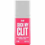 INTT SUCK MY CLIT żel intymny z efektem ssania, poziomka, wibracja, 15 ml