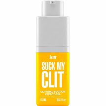 INTT SUCK MY CLIT żel intymny efekt ssania, mango, pulsacja i rozgrzewanie, 15ml
