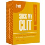 INTT SUCK MY CLIT żel intymny efekt ssania, mango, pulsacja i rozgrzewanie, 15ml