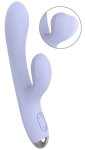 beau coeur Rivano Curved Rabbit silikonowy model z 2 silnikami, fioletowy, 10 trybów