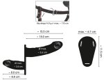 You2Toys RC Vibrating Double Strap-On podwójna maszyna intymna, silikon, pilot, 10 trybów