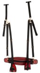 Bad Kitty Door Swing czarno-czerwony system podwieszany do drzwi, regulacja, do 180 kg