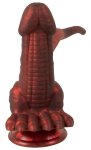 Beasty Cocks Panthera Double – dwustronny model silikonowy z przyssawką, dekoracyjne wypukłości, 47 cm