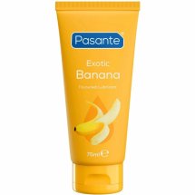 Pasante Lubrykant na bazie wody Banana 75 ml – smakowy, wegański, butelka z pompką