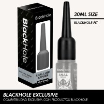 BLACK HOLE aplikator do lubrykantu analnego S, 30 ml, ergonomiczny, precyzyjny dozownik