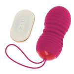 OHMAMA pilotowane jajko, 7 trybow, ruch gora-doł, rożowe, silikon, 8x3,4 cm, USB