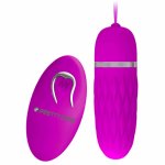 Pretty Love Flirtation Dawn silikonowy stymulator z pilotem, 12 trybów, liliowy