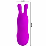 PRETTY LOVE Inteligentne narzędzie z kroliczkiem, 7 trybów, silikon medyczny, USB