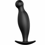 Pretty Love korek analny silikonowy czarny, 11,7 cm, ergonomiczny uchwyt