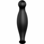 Pretty Love korek analny silikonowy czarny, 11,7 cm, ergonomiczny uchwyt
