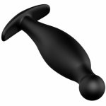 Pretty Love korek analny silikonowy czarny, 11,7 cm, ergonomiczny uchwyt
