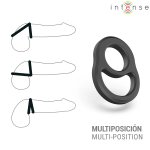 INTENSE Richard Double Ring Model 1 – podwójny pierścień anatomiczny, elastyczny silikon