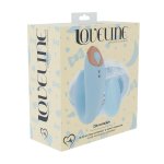 Daydream Compact G-Spot Vibrator z pilotem, niebieski, Loveline – 10 trybów, etui