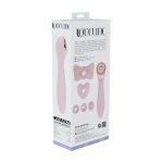 Darling AirTap Wand Vibrator – różowy, 5 wymiennych końcówek, 15 trybów, system AirTap