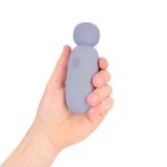 Mochi Mini Chunky Wand Lavender – kompaktowy masażer silikonowy, 8-funkcyjny, ergonomiczny