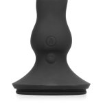 Vibrating Wave Rider Black – silikonowy model z funkcją rotacji, wibracji i przyssawką