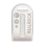 REALROCK Crystal Clear model 5 – anatomiczny transparentny 12,7 cm z przyssawką