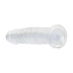 REALROCK Crystal Clear model 5 – anatomiczny transparentny 12,7 cm z przyssawką