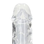 REALROCK Crystal Clear model 5 – anatomiczny transparentny 12,7 cm z przyssawką