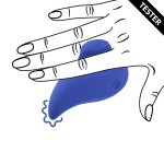Loveline Ergo Grip Lay On Massager Blue Tester – kompaktowy masażer ergonomiczny