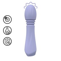 Mini Flexible Wand Vibrator Lavender – kompaktowy masażer silikonowy z elastyczną głowicą