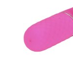 Mini Lipstick Vibrator Pink – kompaktowy masażer silikonowy, 10 trybów, design szminki