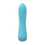 Shots Mini Vibrator Blue – kompaktowy masażer silikonowy, wodoodporny, niebieski