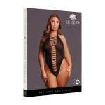 Le Desir Jordan Open Work Body Queen Size czarny XXL-5XL, ażurowy, elastyczny