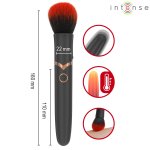 Intense Emilia podgrzewana szczotka wibrująca 16 cm, silikonowa, ładowanie USB
