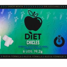 WUG DIET SLIM GUM miętowe bezcukrowe gumy funkcjonalne 8 szt., ekstrakty roślinne