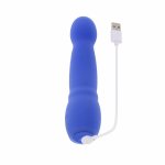 Evolved Disco Diva Vibrator Blue – model z efektami LED, 10 programów, silikon medyczny, IPX6
