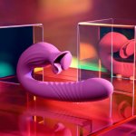 Evolved Deep Ecstasy Rabbit Vibrator Magenta – maszyna intymna, 33 programy, ruch, IPX6, USB
