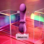 Evolved Deep Ecstasy Rabbit Vibrator Magenta – maszyna intymna, 33 programy, ruch, IPX6, USB