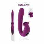 Evolved Deep Ecstasy Rabbit Vibrator Magenta – maszyna intymna, 33 programy, ruch, IPX6, USB