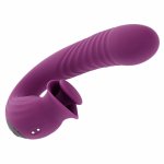 Evolved Deep Ecstasy Rabbit Vibrator Magenta – maszyna intymna, 33 programy, ruch, IPX6, USB