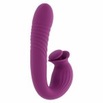 Evolved Deep Ecstasy Rabbit Vibrator Magenta – maszyna intymna, 33 programy, ruch, IPX6, USB