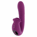 Evolved Deep Ecstasy Rabbit Vibrator Magenta – maszyna intymna, 33 programy, ruch, IPX6, USB