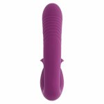 Evolved Deep Ecstasy Rabbit Vibrator Magenta – maszyna intymna, 33 programy, ruch, IPX6, USB