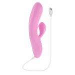 Evolved Push The Button Wibrator z ruchomą końcówką, różowy, 100 ustawień, IPX7, USB