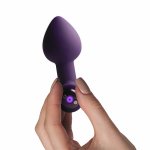 ROCKS-OFF Mini Ładowalna Różdżka 16 trybów Peony różowa 115mm silikon medyczny