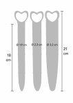 Silicone Vaginal Dilators 3pcs – zestaw silikonowych rozszerzaczy anatomicznych, jasnorożowy